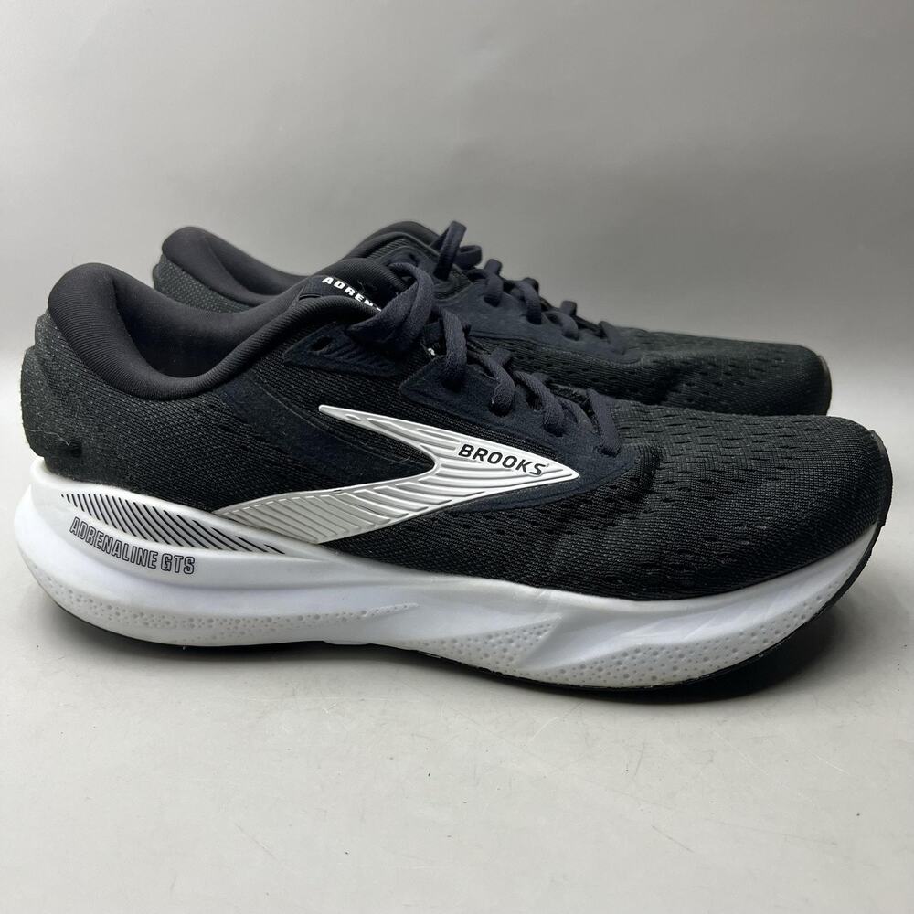 Brooks Adrenaline GTS 24 Running Shoes Women Size 8.5 B Black Comfort Sneakers